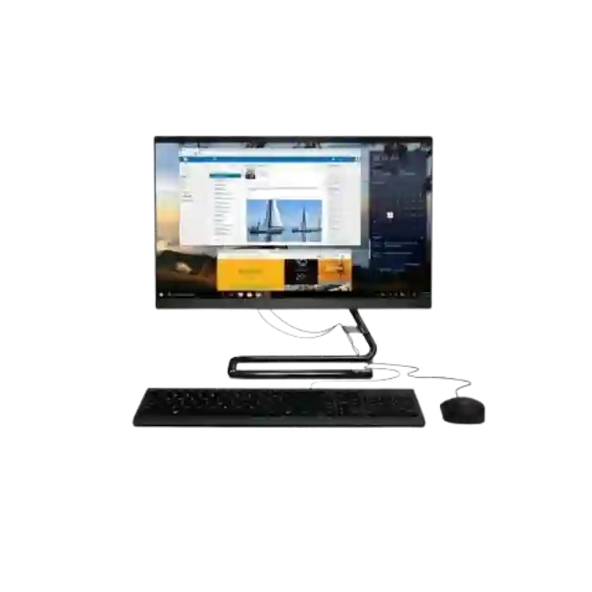 Computadora Todo en Uno Lenovo 3 22IMB05 Core i3-10100T 1TB HDD + 128GB SSD 8GB RAM 21.5" 1920x1080 Touchscreen Win10 Color Negro Seminueva