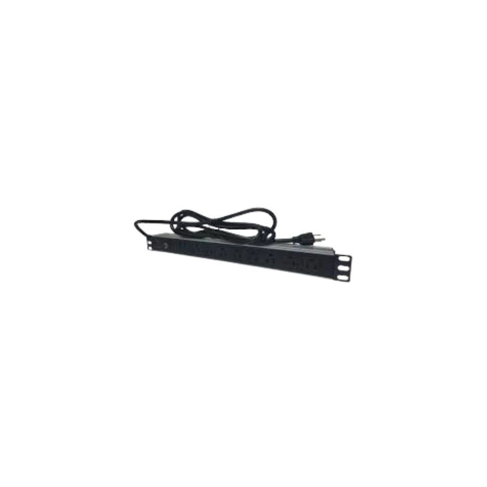 Regleta PDU Nextlink GI-USA(15)-10 10 tomas Horizontal Para Gabinete 110VAC 15A-1