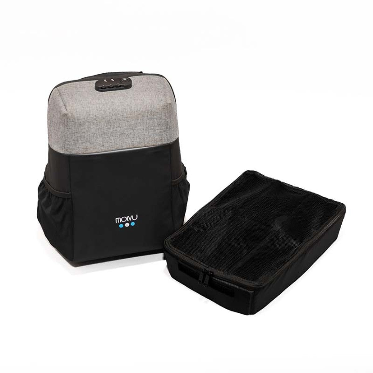 Mochila Go Gris + Organizador-1