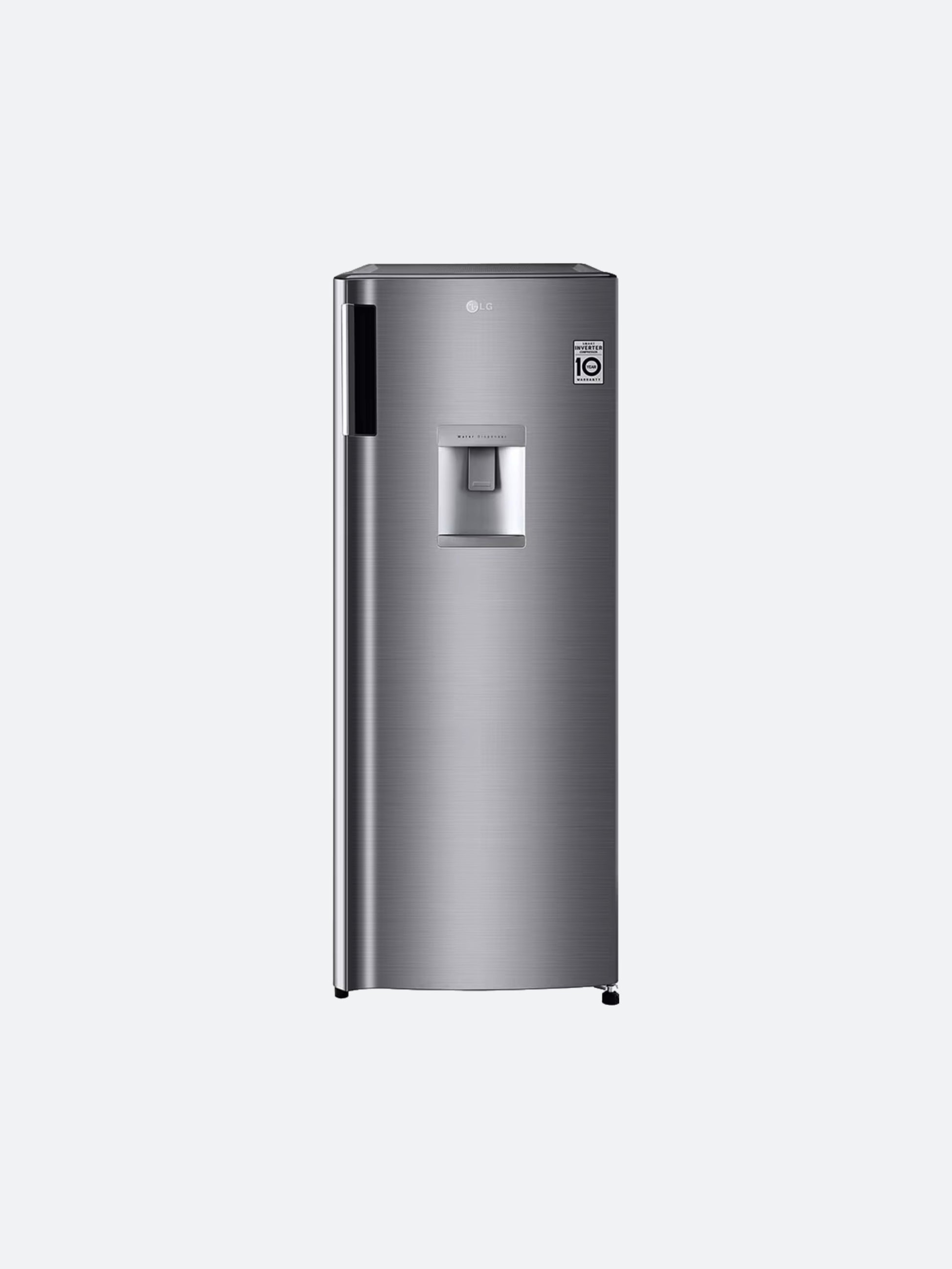 Refrigerador LG Frost de 7'3 con Dispensador Compresor Smart Inverter Color Plateado-1