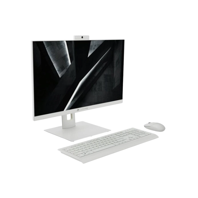 Computadora Todo en Uno Gateway GWAP42424 Pentium Silver J5040 128GB SSD 4GB RAM 23.8" 1920x1080 WIN11 Color Blanco Seminueva-1