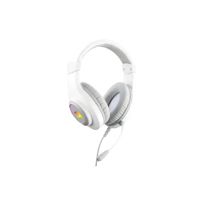 Headset Gaming Redragon H260W Hylas RGB 3.5mm Con Microfono Color Blanco-2