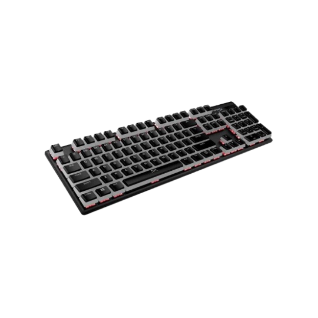 KIT DE TECLAS HYPERX PUDDING ABS KEYCAPS TRASLUCIDO COLOR NEGRO CON BLANCO-2