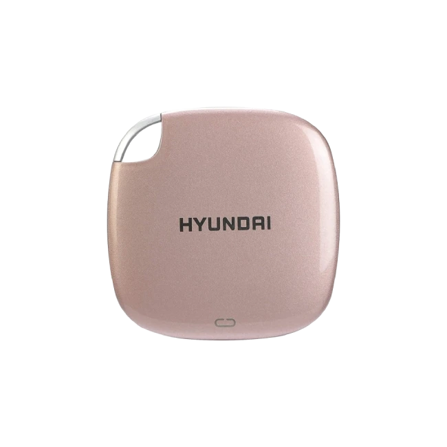Hyundai 512GB Ultra Portable Externo SSD para PC/Mac/Movil, USB-C USB 3.1 - Rose Gold-1