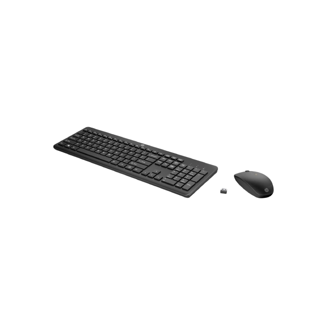 HP - Keyboard and mouse set - Wireless - Black-2