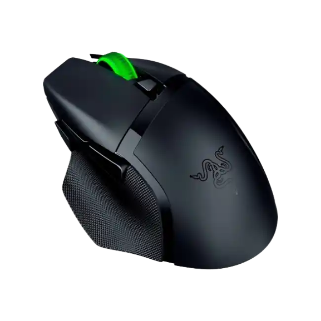 Razer Basilisk V3 X HyperSpeed - Ratón - ergonómico - diestro - óptico - 7 botones - inalámbrico - Bluetooth, 2.4 GHz - receptor inalámbrico USB-3