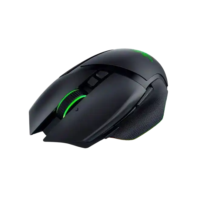 Razer Basilisk V3 X HyperSpeed - Ratón - ergonómico - diestro - óptico - 7 botones - inalámbrico - Bluetooth, 2.4 GHz - receptor inalámbrico USB-4
