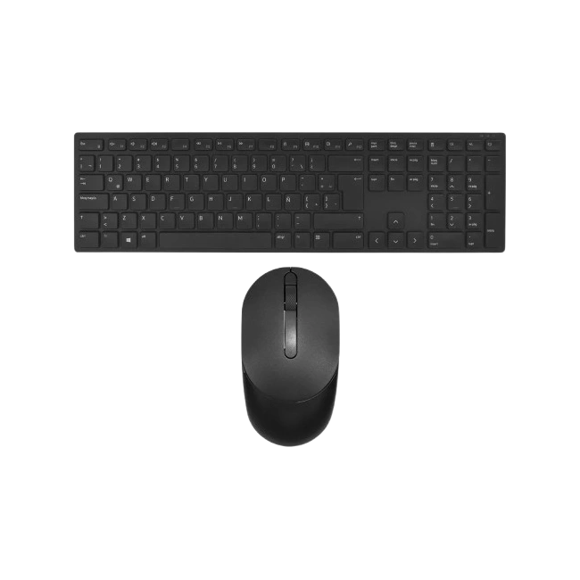 Dell - Keyboard and mouse set - Spanish - Wireless - KM5221W (Brown Box)-2