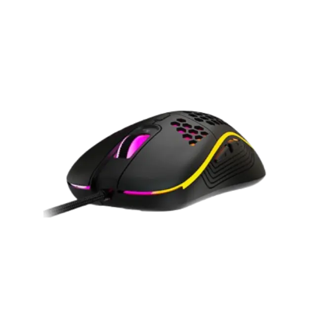 Xtech - XTM-620 - Mouse - USB - Wired - Black - Gaming 7 button Honeycomb-3
