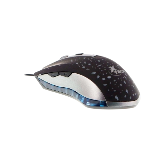 Xtech - XTM-218 - Mouse - USB - Wired - Black - 4 buttons with Light 2400 dpi