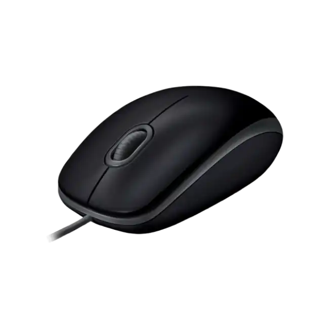 Logitech - Mouse - Wired - Black - M110 Silent-2