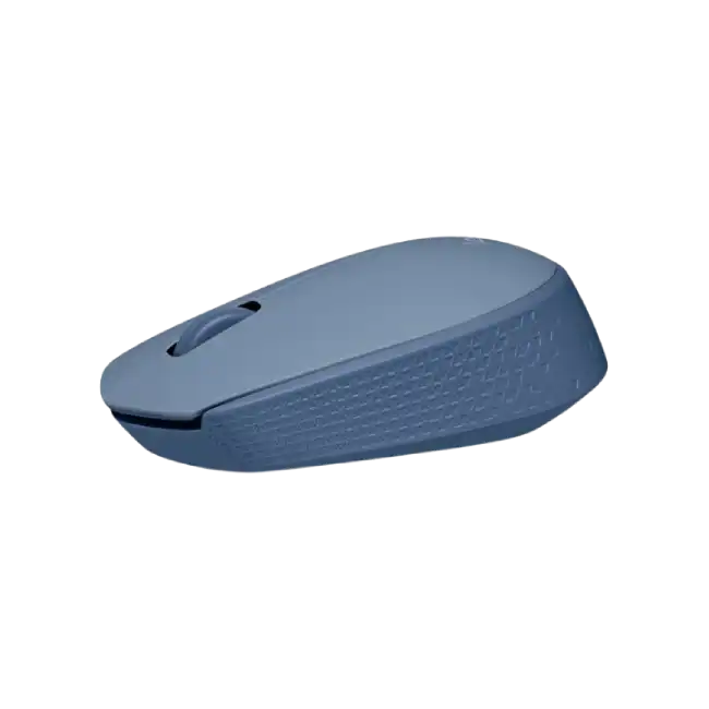 Logitech M170 Wireless Mouse, Ambidextrous, Blue Gray - Ratón - diestro y zurdo - óptico - 3 botones - inalámbrico - 2.4 GHz - receptor inalámbrico USB - azul/gris-2