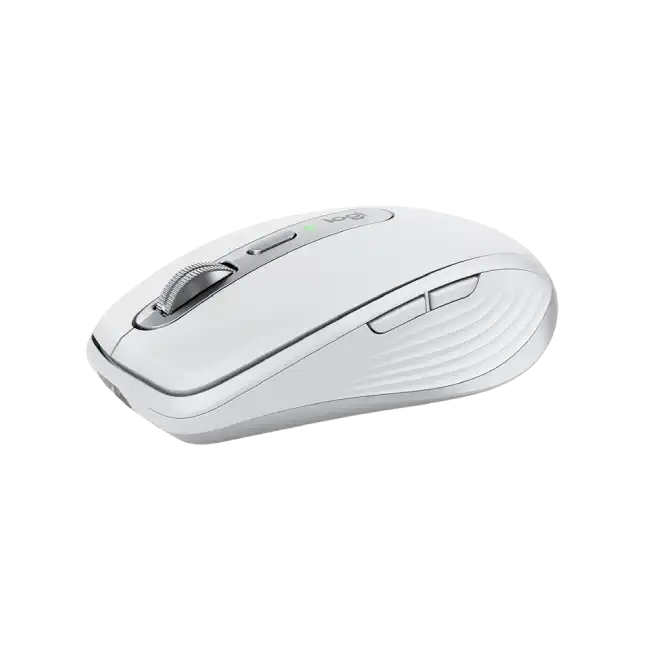 Logitech MX Anywhere 3S - Ratón - óptico - 6 botones - inalámbrico - Bluetooth - receptor de USB Logitech Logi Bolt - gris pálido