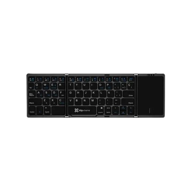 Klip Xtreme - Keyboard and Touchpad - Spanish - Wireless - Bluetooth 5.0 - Black - KCK-650S-BK-2