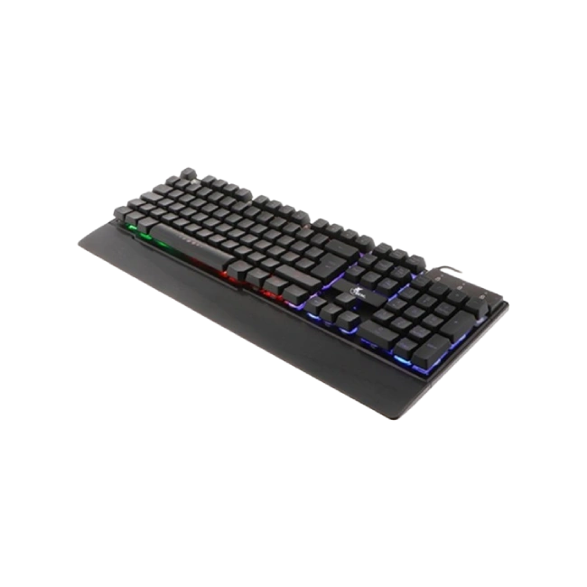 Teclado para Gaming Xtech XTK-510S - Español - Iluminación LED Multi-color con efectos de luz - Conexión USB inmediata - Descansa-palmas integrado con acabado texturizado-2