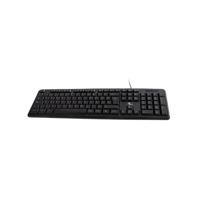 Xtech - Keyboard - Wired - Spanish - USB - Black - Standard XTK-092S