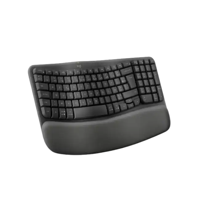 Logitech - Keyboard - Wave keys - Spanish - Graphite-2