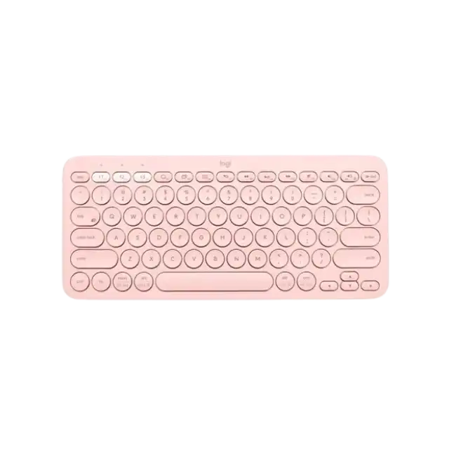 Logitech - Keyboard - Wireless - Rose - Con Bluetooth