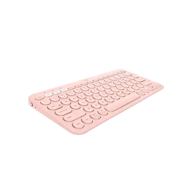 Logitech - Keyboard - Wireless - Rose - Con Bluetooth-4