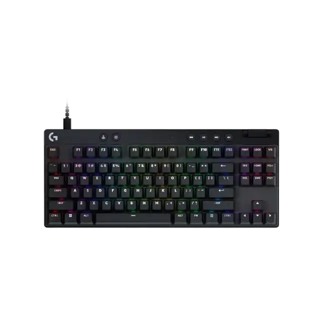 Logitech PRO X TKL RAPID - Keyboard - Wired - USB-C - Black