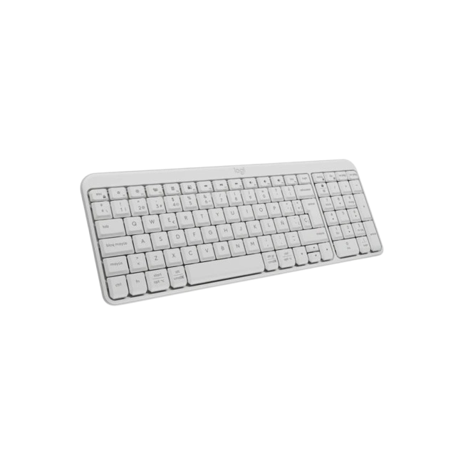 Logitech-K250 Compact Bluetooth Wireless Keyboard - Spanish Off-White