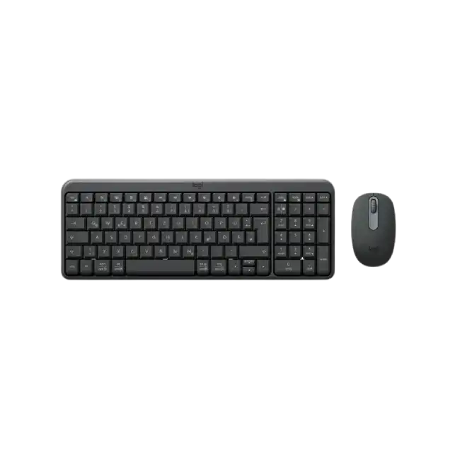 Logitech - MK250 Compact Bluetooth Wireless Combo - Spanish - Graphite-1