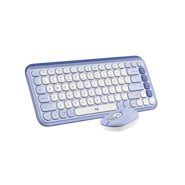 Logitech Pop Icon Combo - Keyboard and mouse set - Spanish (Latin American) - Lilac-4