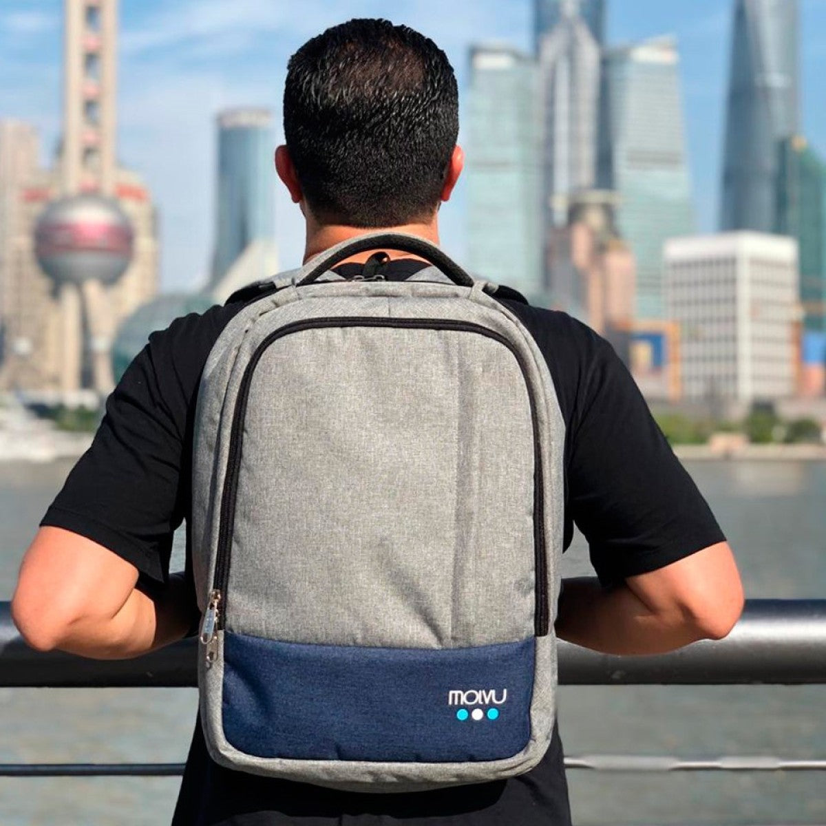 Mochila U2 Gris-10