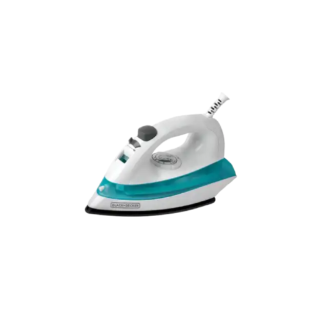 Plancha de Ropa Black+Decker IRBD100 Suela Antiadherente Color Celeste-3