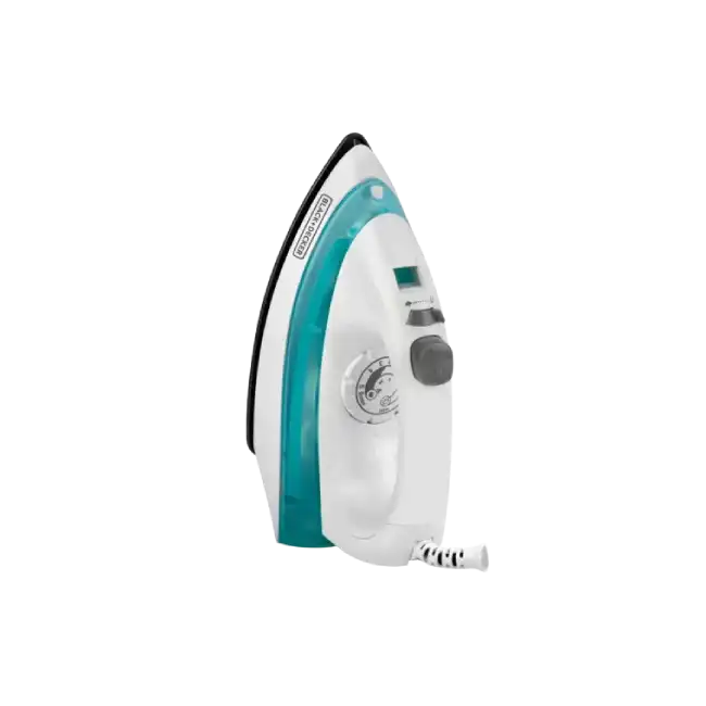 Plancha de Ropa Black+Decker IRBD100 Suela Antiadherente Color Celeste-2