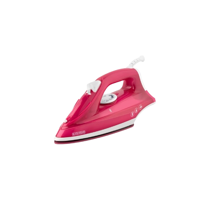 Plancha de Ropa Black+Decker IRBD302 Antiadherente 1200 Watts Color Rojo