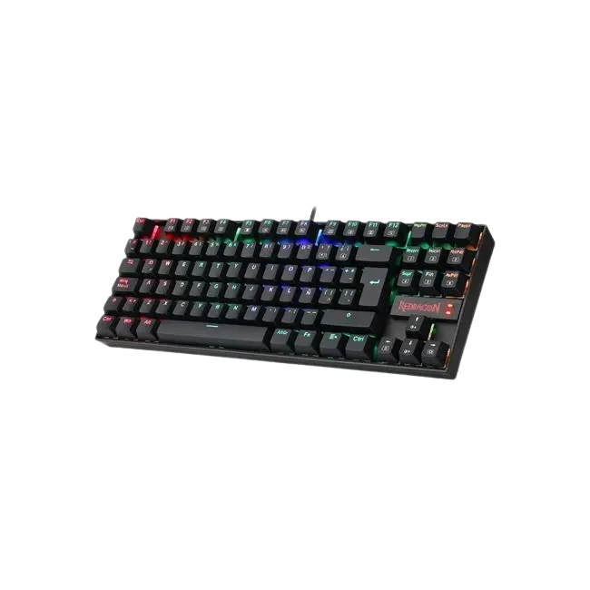 TECLADO GAMING REDRAGON KUMARA K552 RGB MECANICO ESPAÑOL COLOR BLANCO-1