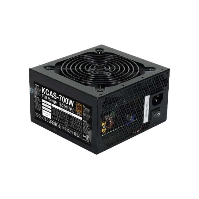 Fuente de Poder AeroCool KCAS-700W 700W Bronze Full Range Active PFC