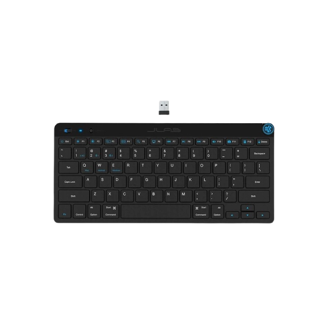 Teclado Inalambrico JLAB KGOKEYBRBLK4 GO Multidispositivos Color Negro