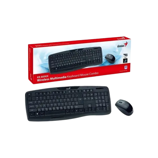 Combo Gaming de Teclado y Mouse RGB KM-GX3 Genius  Alambrico USB Español Color Negro-4