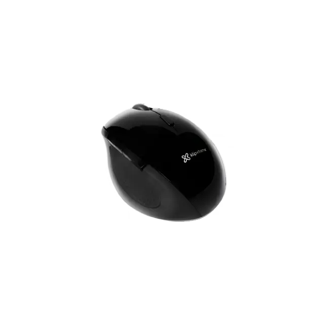 Mouse Klip Xtreme KMW-500BK Ergonomico Inalambrico 2.4GHz Color Negro