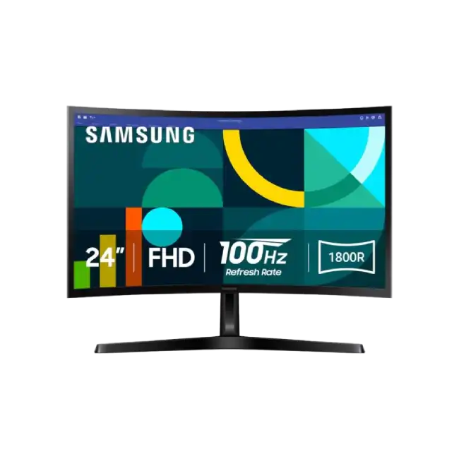 MONITOR SAMSUNG S3 CURVO 24" ESSENTIAL 100Hz 1800R