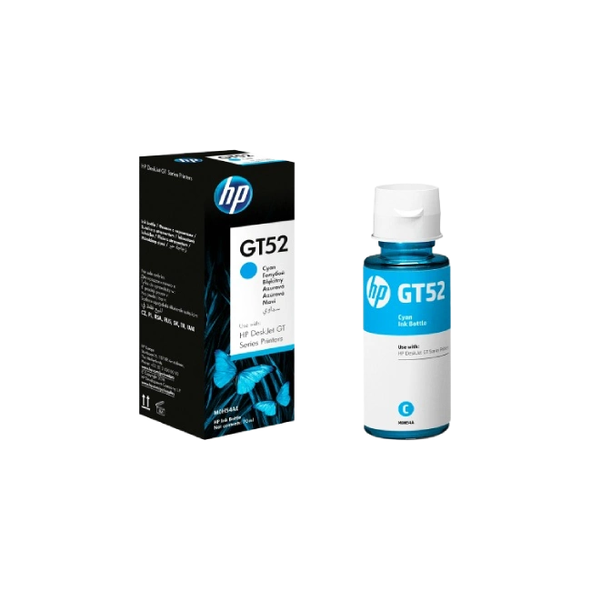 TINTA PARA IMPRESORA GT52 COLOR CIAN HP-1