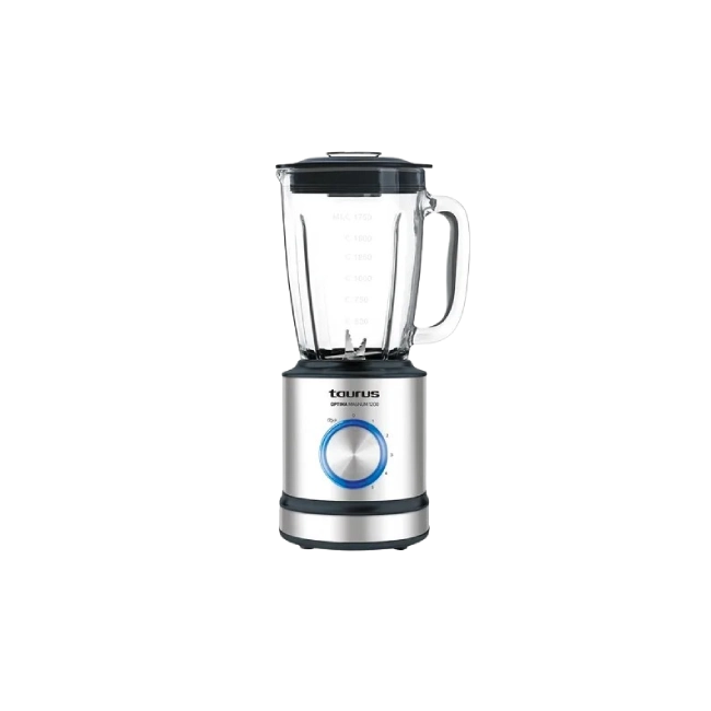 Licuadora Taurus Optima Magnum 1200 1.75 Litros 1200W Vaso de Vidrio 5 Velocidades-3