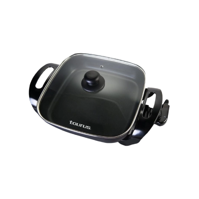 Sarten Electrico Taurus Odiseo 1500W 30cm Tapa de Vidrio