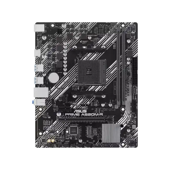 ASUS PRIME A520M-K - Placa base - micro ATX - Socket AM4 - AMD A520 Chipset - USB 3.2 Gen 1 - Gigabit LAN - Tarjeta gráfica (CPU necesaria) - HD Audio (8-canales)-1