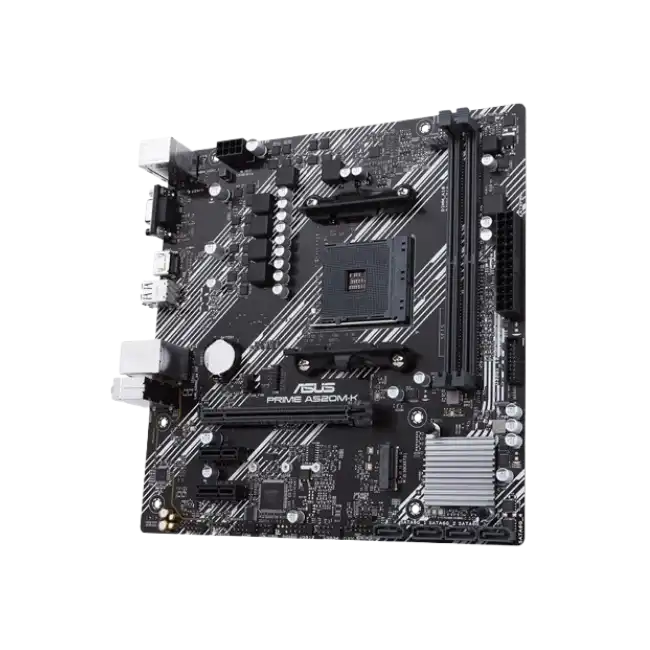 ASUS PRIME A520M-K - Placa base - micro ATX - Socket AM4 - AMD A520 Chipset - USB 3.2 Gen 1 - Gigabit LAN - Tarjeta gráfica (CPU necesaria) - HD Audio (8-canales)-4