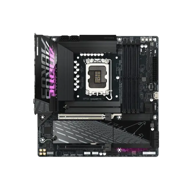 AORUS - Motherboard - Micro ATX - LGA1851 - Intel B860 - para Intel Ultra series - None - B860M A ELITE WIFI6E
