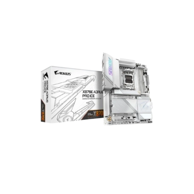 AORUS - Motherboard - ATX - Socket AM5 - AMD X870E - para Ryzen 5 / para Ryzen 7 / para Ryzen 9 - None - X870E AORUS PRO ICE-1