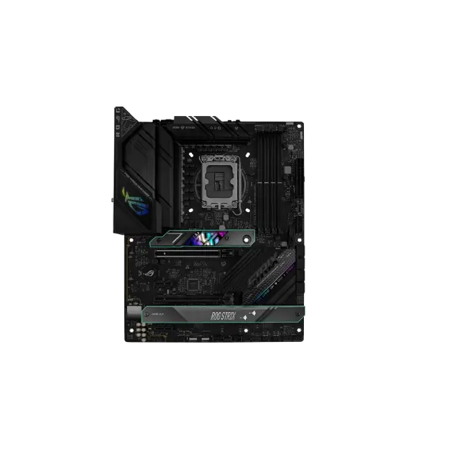 ASUS ROG STRIX B760-A GAMING WIFI - Placa base - ATX - Socket LGA1700 - B760 Chipset - USB 3.2 Gen 1, USB 3.2 Gen 2, USB-C 3.2 Gen 1, USB-C 3.2 Gen 2x2, USB-C 3.2 Gen2 - 2.5 Gigabit LAN, Wi-Fi 6E, Bluetooth - Tarjeta gráfica (CPU necesaria) - HD Audio (8--3