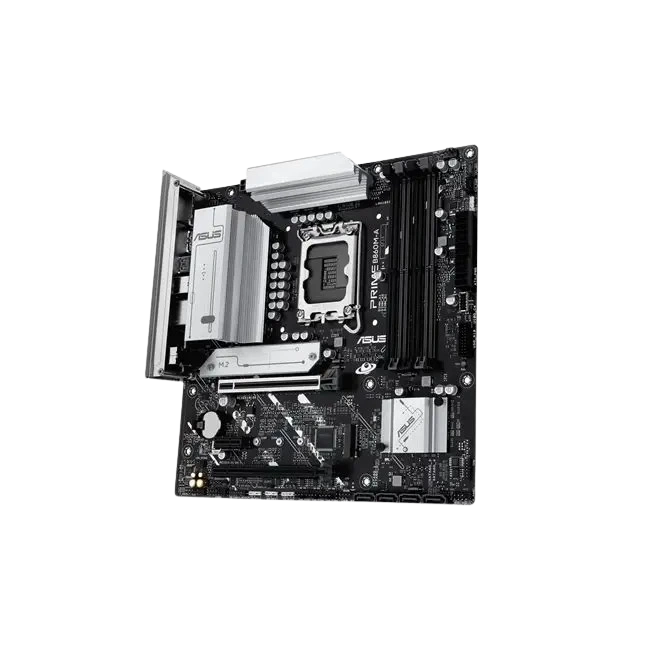 ASUS - PRIME B860M-A - Motherboard - Micro ATX - LGA 1851 - Intel B860 - para Core i9 / para Core i7 / para Core i5 / para Core i3 / para Celeron / para Pentium - Intel HD Graphics-4