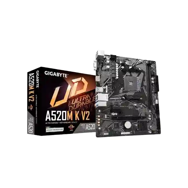 Gigabyte - Motherboard - Micro ATX - Socket AM4 - AMD A520 - para Ryzen 5 / para Ryzen 3 / para Ryzen 7 - None-2