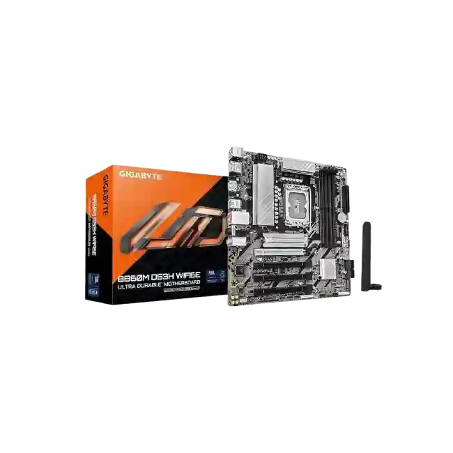 Gigabyte - Motherboard - GB B860M D3HP DDR5 4 DIMM Sock