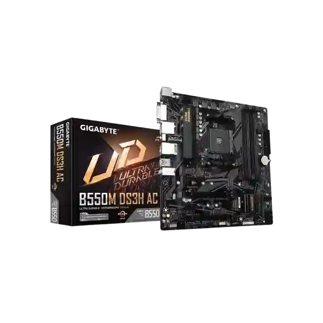 Gigabyte - Motherboard - B550M DS3H AC R2 DDR4 4 DIMM S-4