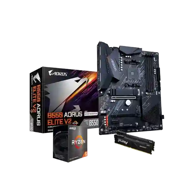 Gigabyte - Motherboard - ATX - Socket AM4 - AMD B550 - para Ryzen 3 / para Ryzen 5 / para Ryzen 7 / para Ryzen 9 - AMD Radeon - None-2